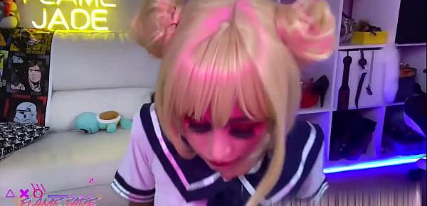  Himiko Toga Pissing, Deepthroat and Anal and Pussy Masturbation to Squirt